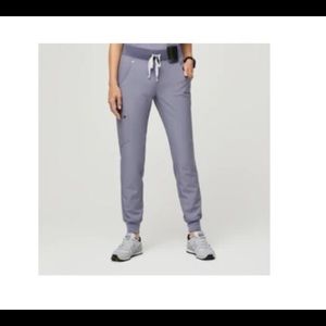 Women’s Medium FIGS Vapor Blue Space Dye Zamora Jogger Scrub Pants